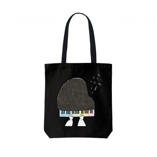 تت بگ متقال مشکی طرح پیانو رنگارنگ