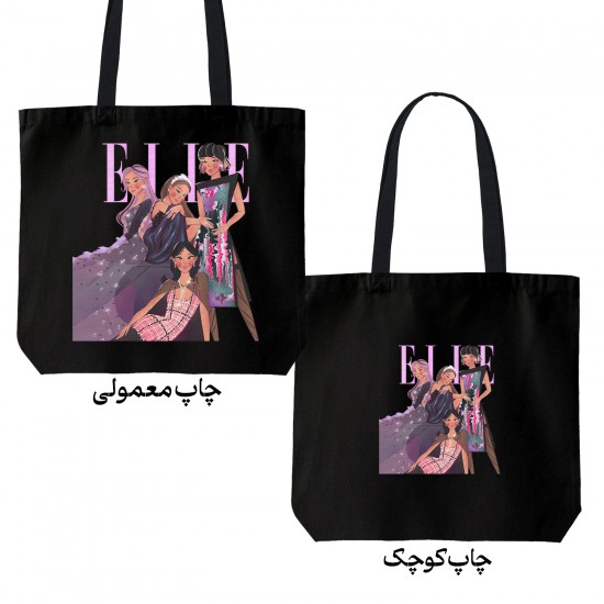 تت بگ متقال مشکی طرح blackpink elie saab