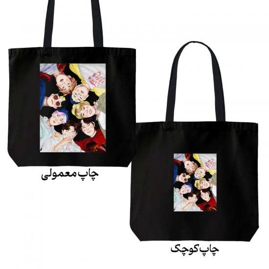 تت بگ متقال مشکی طرح سلفی گروه bts