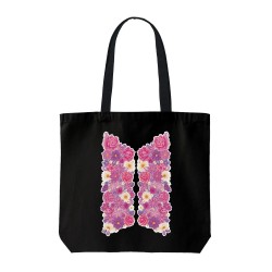 تت بگ متقال مشکی طرح flower bts