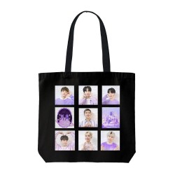 تت بگ متقال مشکی طرح pink bts