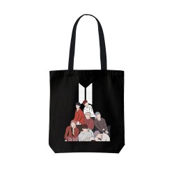 تت بگ متقال مشکی طرح bts مینیمالیست