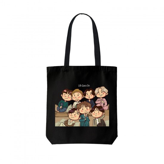 تت بگ متقال مشکی طرح chibi bts