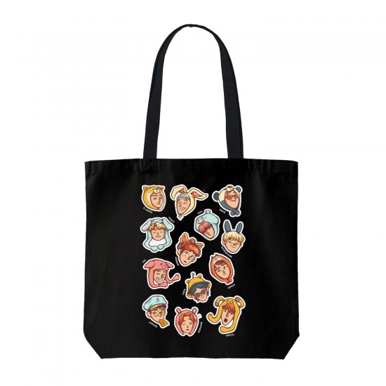 تت بگ متقال مشکی طرح seventeen 