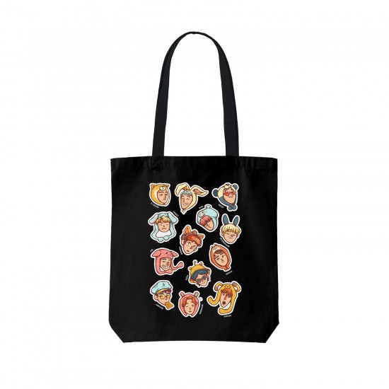 تت بگ متقال مشکی طرح seventeen 