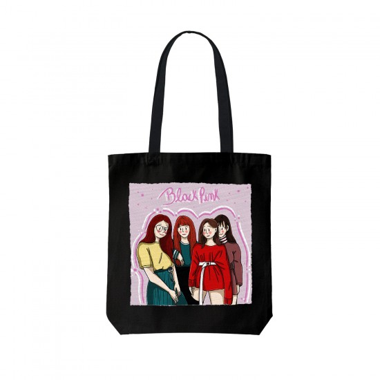 تت بگ متقال مشکی طرح کارتونی blackpink