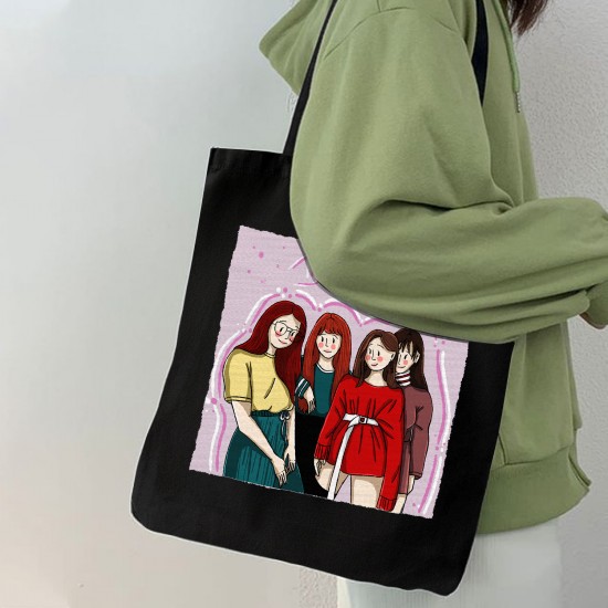 تت بگ متقال مشکی طرح کارتونی blackpink