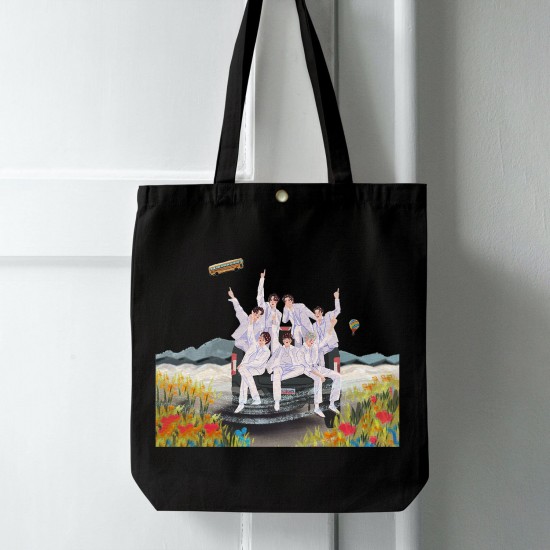 تت بگ متقال مشکی طرح bts in the soop