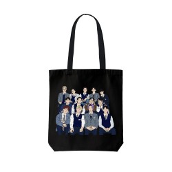 تت بگ متقال مشکی طرح seventeen art