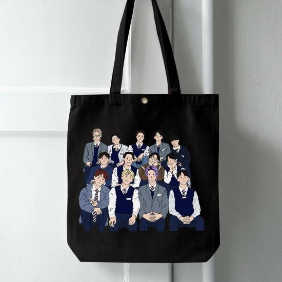 تت بگ متقال مشکی طرح seventeen art