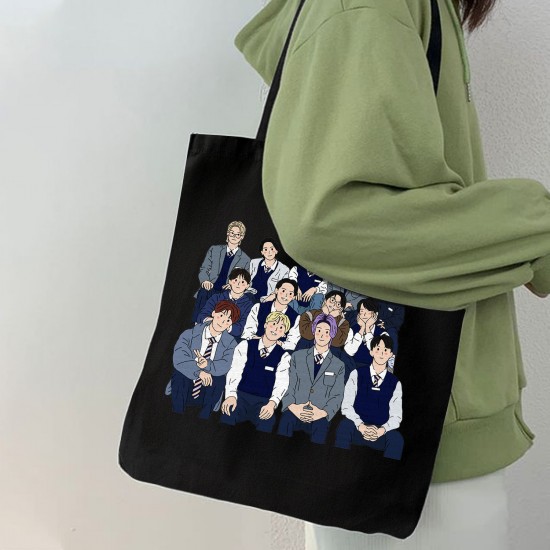 تت بگ متقال مشکی طرح seventeen art