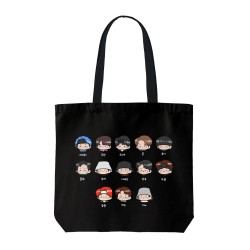 تت بگ متقال مشکی طرح seventeen yellow