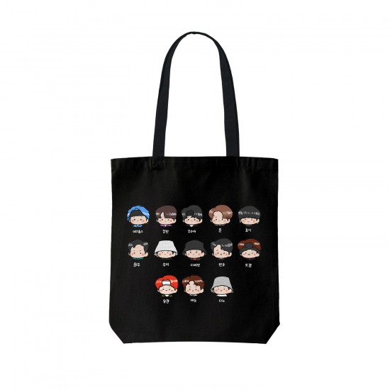 تت بگ متقال مشکی طرح seventeen yellow