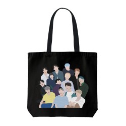 تت بگ متقال مشکی طرح seventeen minimal