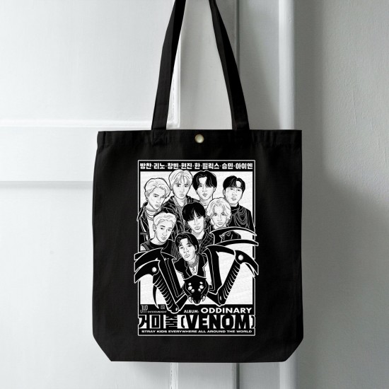 تت بگ متقال مشکی طرح stray kids anime