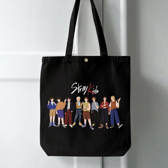 تت بگ متقال مشکی طرح stray kids