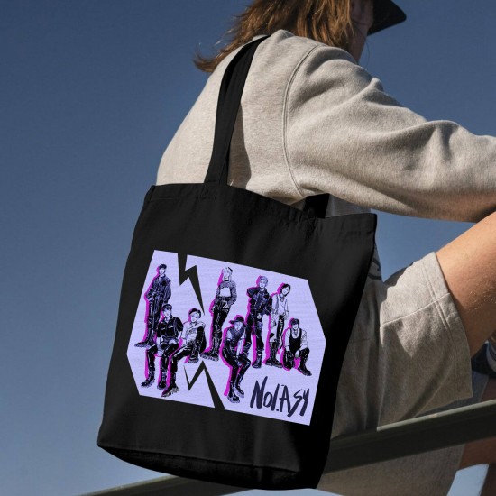 تت بگ متقال مشکی طرح stray kids nolasy