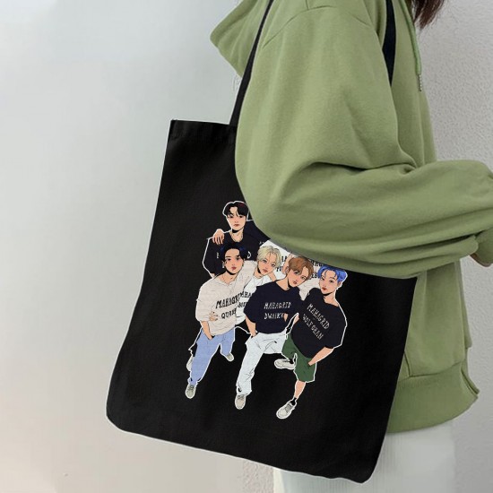 تت بگ متقال مشکی طرح stray kids band