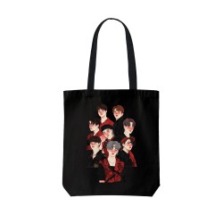 تت بگ متقال مشکی طرح stary kids red