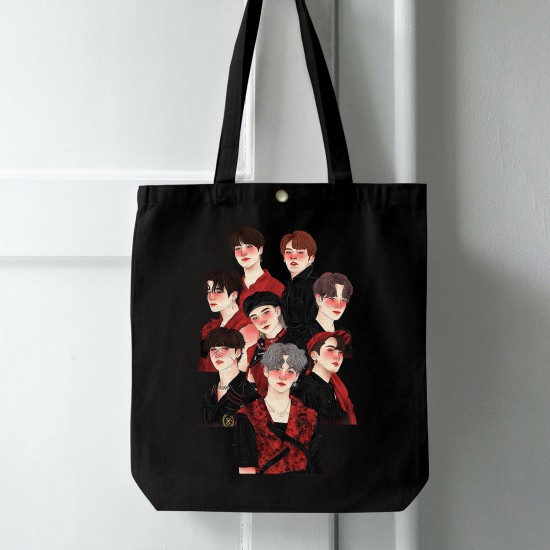 تت بگ متقال مشکی طرح stary kids red