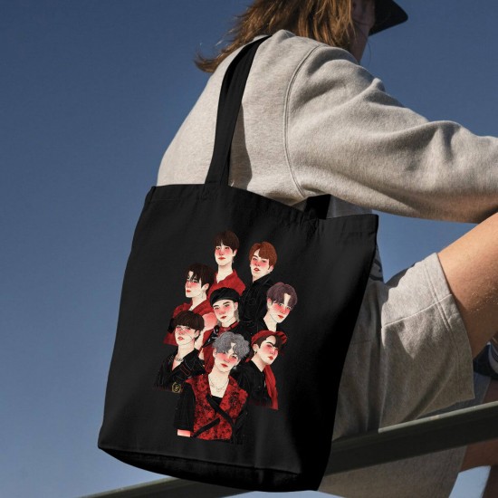 تت بگ متقال مشکی طرح stary kids red