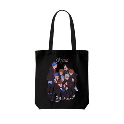 تت بگ متقال مشکی طرح stary kids laugh