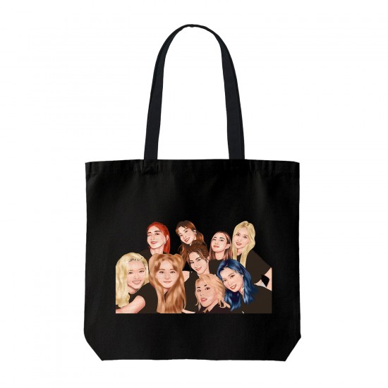 تت بگ متقال مشکی طرح twice selfie