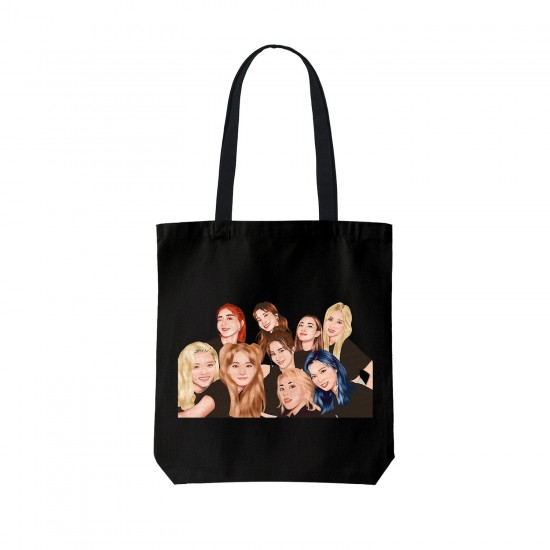 تت بگ متقال مشکی طرح twice selfie