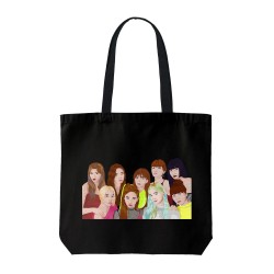 تت بگ متقال مشکی طرح twice painte