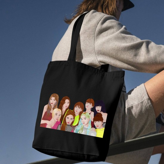 تت بگ متقال مشکی طرح twice painte