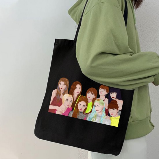 تت بگ متقال مشکی طرح twice painte