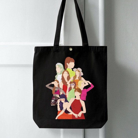 تت بگ متقال مشکی طرح twice 