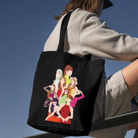 تت بگ متقال مشکی طرح twice 