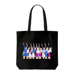 تت بگ متقال مشکی طرح twice pink girl