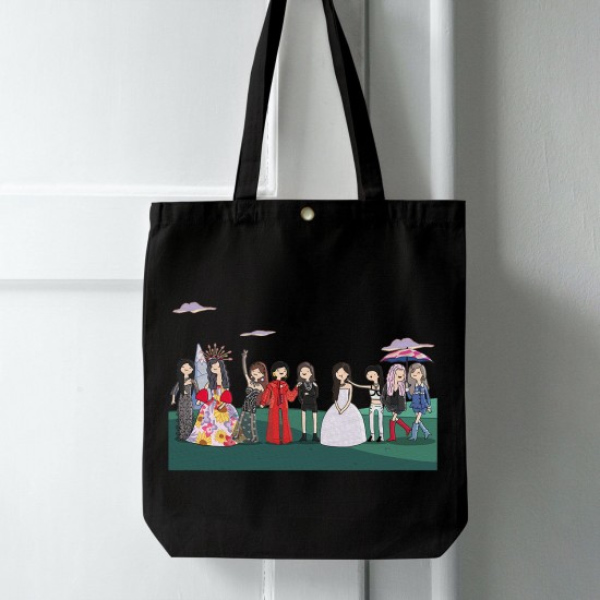 تت بگ متقال مشکی طرح twice happy