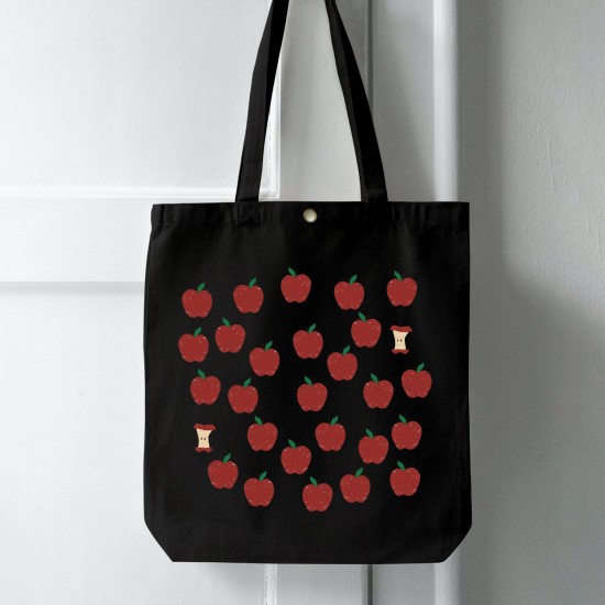 تت بگ متقال مشکی طرح پترن سیب