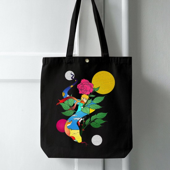 تت بگ متقال مشکی طرح شازده کوچولو و مار