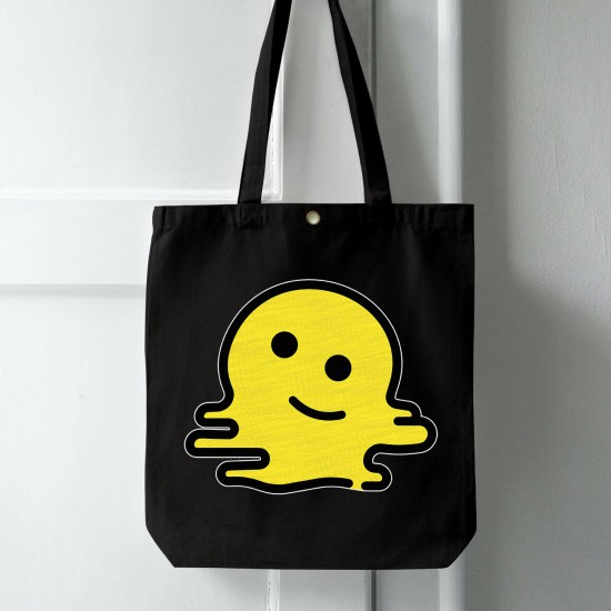 تت بگ متقال مشکی طرح اموجی ذوب شده