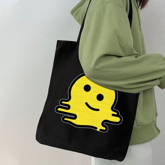 تت بگ متقال مشکی طرح اموجی ذوب شده