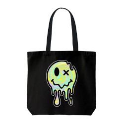 تت بگ متقال مشکی طرح اموجی ذوب شده