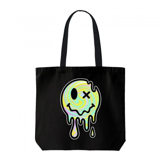 تت بگ متقال مشکی طرح اموجی ذوب شده