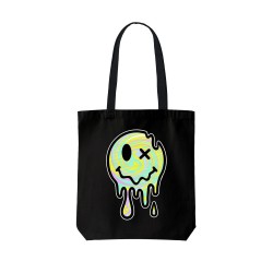 تت بگ متقال مشکی طرح اموجی ذوب شده