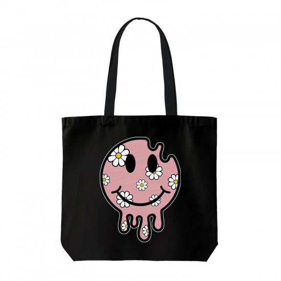 تت بگ متقال مشکی طرح اموجی ذوب شده