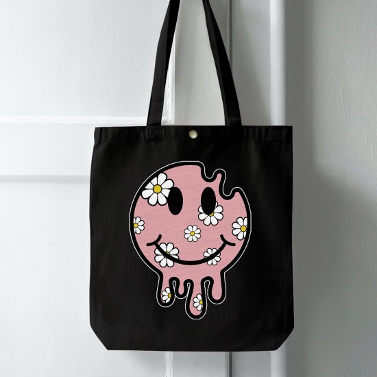 تت بگ متقال مشکی طرح اموجی ذوب شده