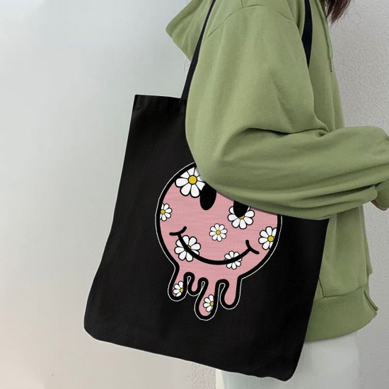 تت بگ متقال مشکی طرح اموجی ذوب شده