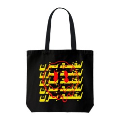 تت بگ متقال مشکی طرح لبخند بزن