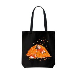 تت بگ متقال مشکی طرح کوه برگ های پاییز