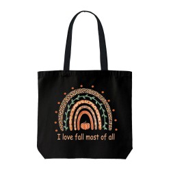 تت بگ متقال مشکی طرح پاییز رو دوست دارم