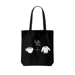 تت بگ متقال مشکی طرح چایی و سویشرت پاییزی