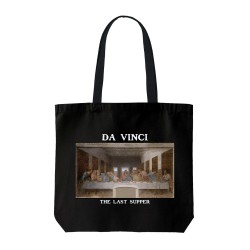 تت بگ متقال مشکی طرح شام آخر از داوینچی